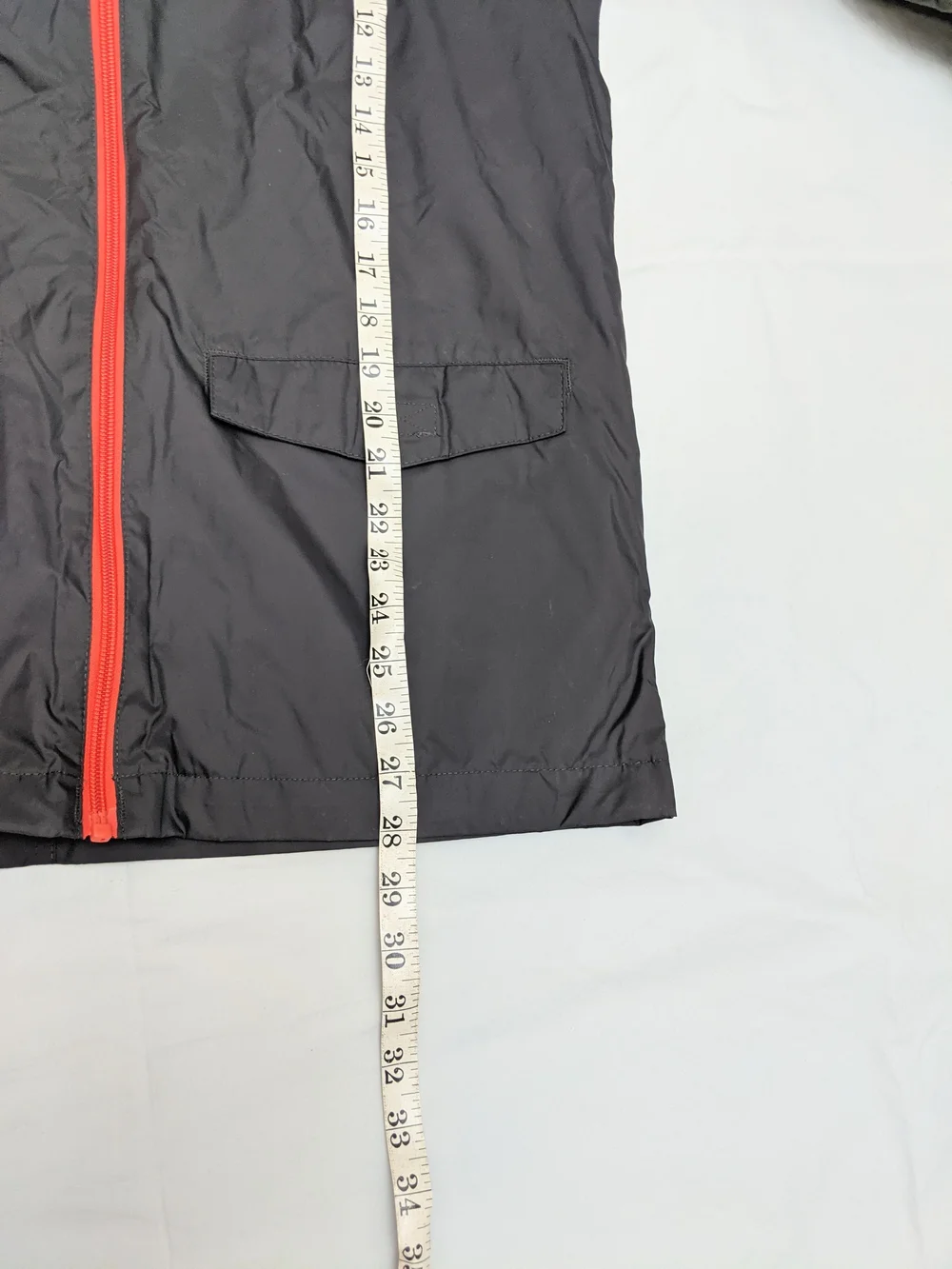 Columbia Boy's Gray & Black Lightweight Rain Jacket Size XL 18-20